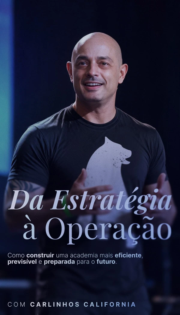 Capa da palestra Da Estratégia à Operação, com Carlinhos California