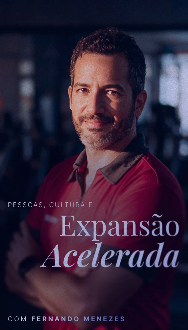 Capa da palestra Expansão Acelerada, com Fernando Menezes